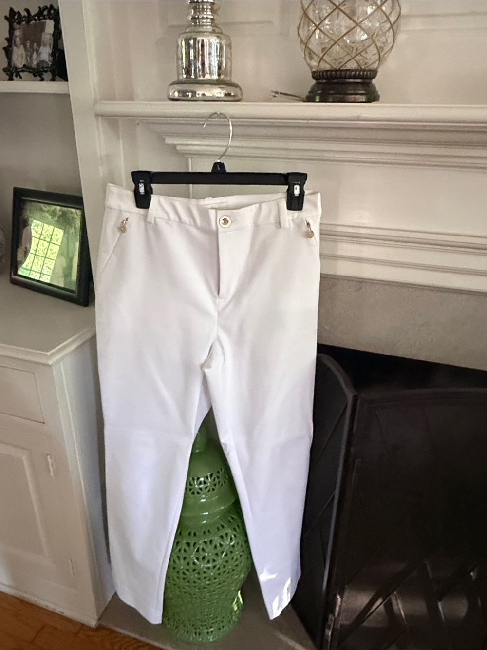 Lilly Pulitzer Women’s White Straight-Leg Jeans